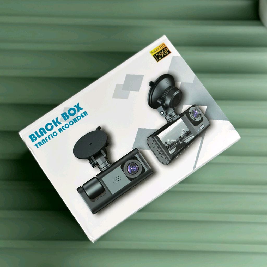 Black Box Traffic Recorder - installed inside car dashboard